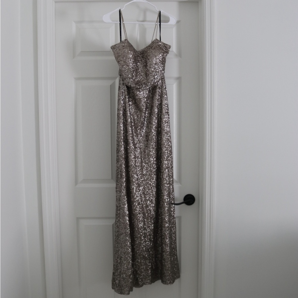 SORELLA VITA Champagne Sequin Dress